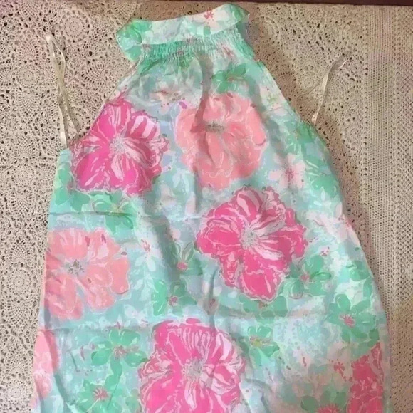 Lilly Pulitzer 100% silk sleeveless top - Picture 6 of 9
